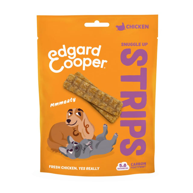 Edgard Cooper Snuggle Up Strips, Huhn Fleischsnacks