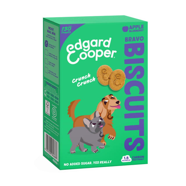 Edgard Cooper Bravo Biscuits | Apfel & Blaubeere Hundekeks