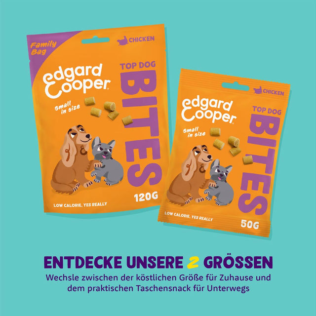 Edgard Cooper Hundesnack Top Dog | Bites Huhn Fleischsnacks