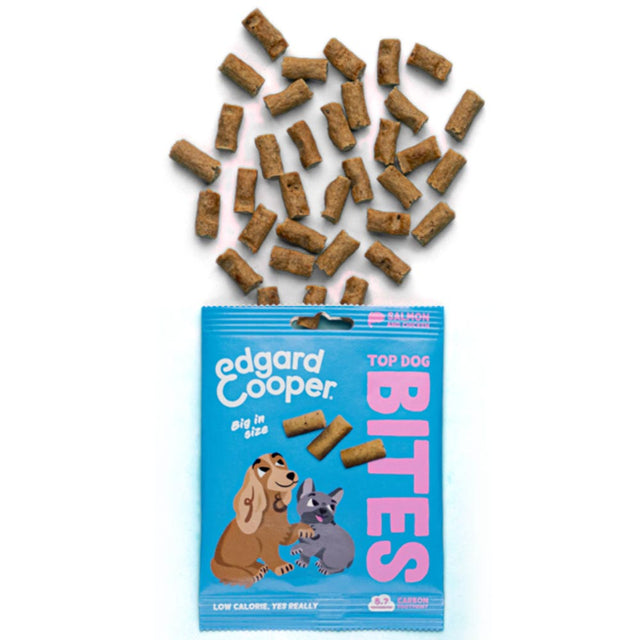 Edgard Cooper Hundeleckerli Top Dog | Bites Lachs & Huhn Fleischsnacks