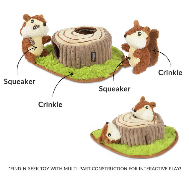 P.L.A.Y. Hundespielzeug | Chippy and Cheeks the Chipmunks Stoffspielzeug