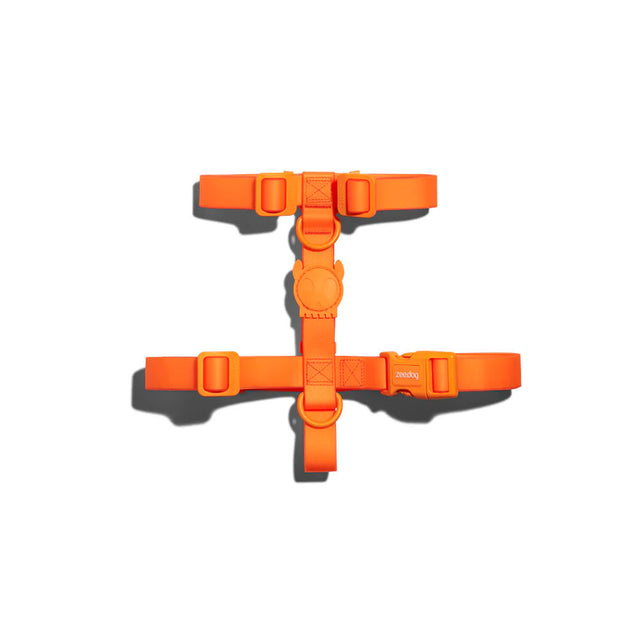 Zee.Dog Hundegeschirr H-Harness Neopro, Tangerine Hundegeschirr