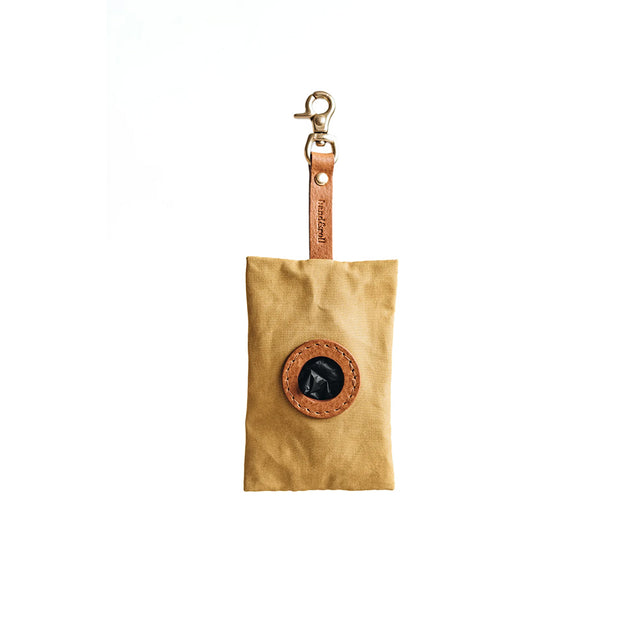 BAND&ROLL Dog Poop Bag Holder | NOI, Gelb mit Tan Hundekotbeutel