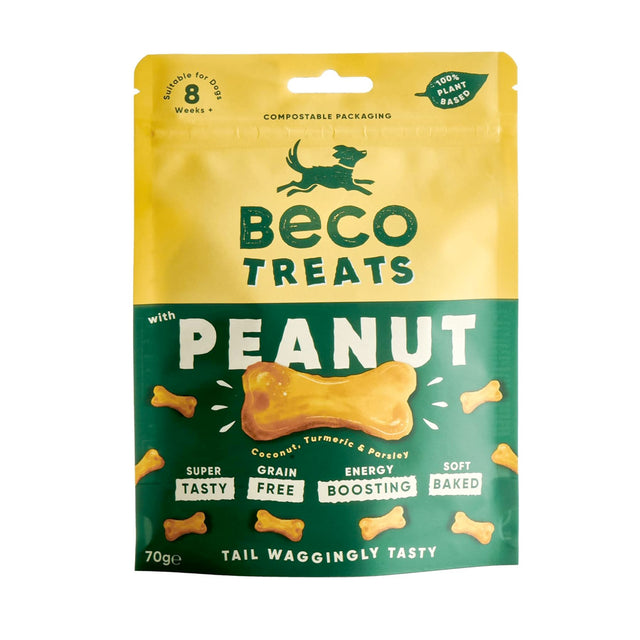Beco Pets Hundeleckerli Peanut with Coconut & Turmeric Hundeleckerli