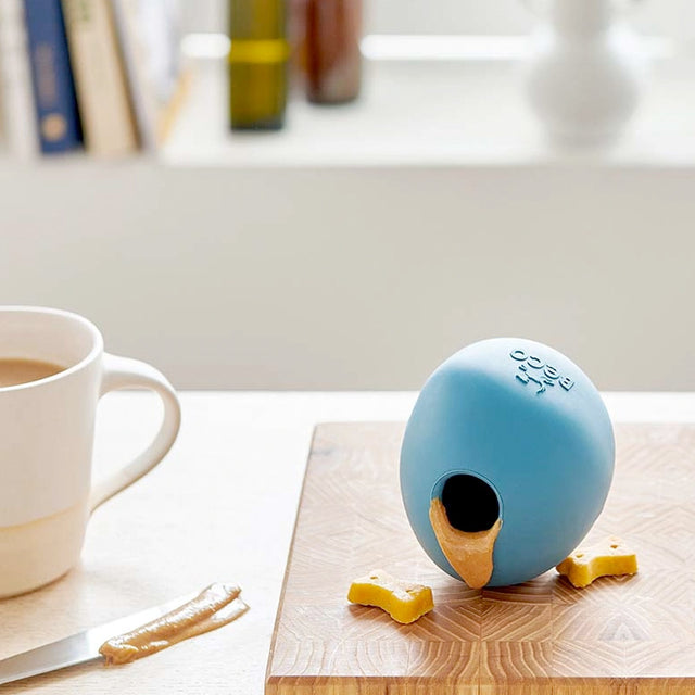 Beco Pets Hundespielzeug Wobble Ball, Blau Interaktiv