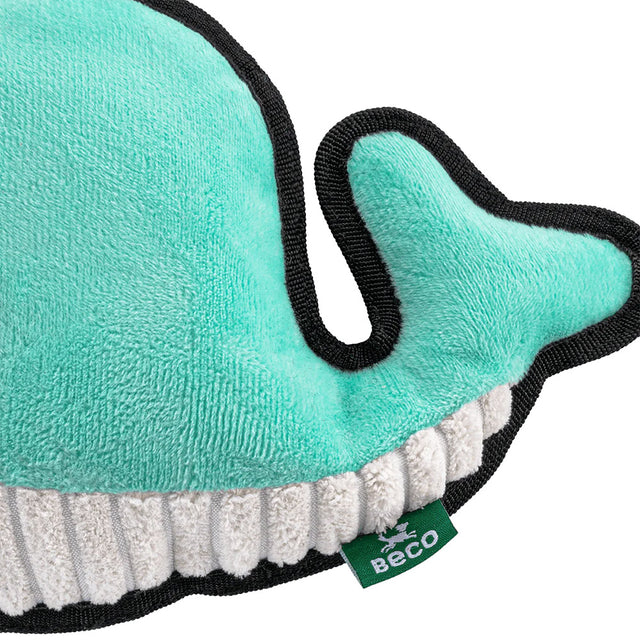 Beco Pets Hundespielzeug Rough & Tough Recycled, Whale Stoffspielzeug