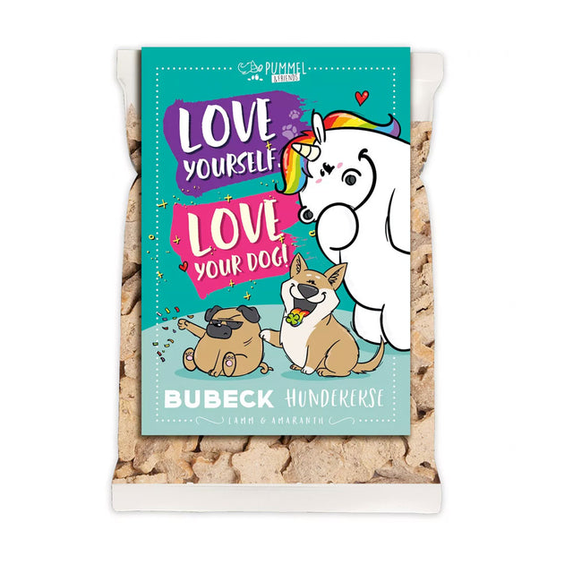 Bubeck Hundekekse Pummeleinhorn, #35 Love, 210g Hundekeks