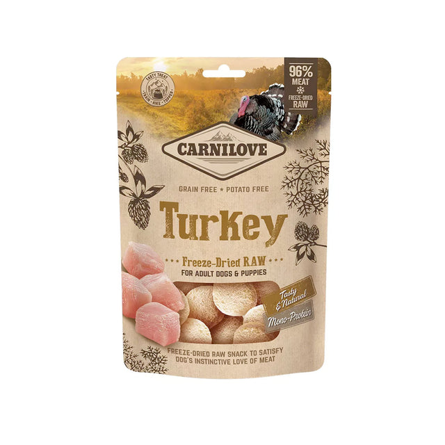 Carnilove Hundeleckerli | Raw Freeze-Dried – Turkey Fleischsnacks