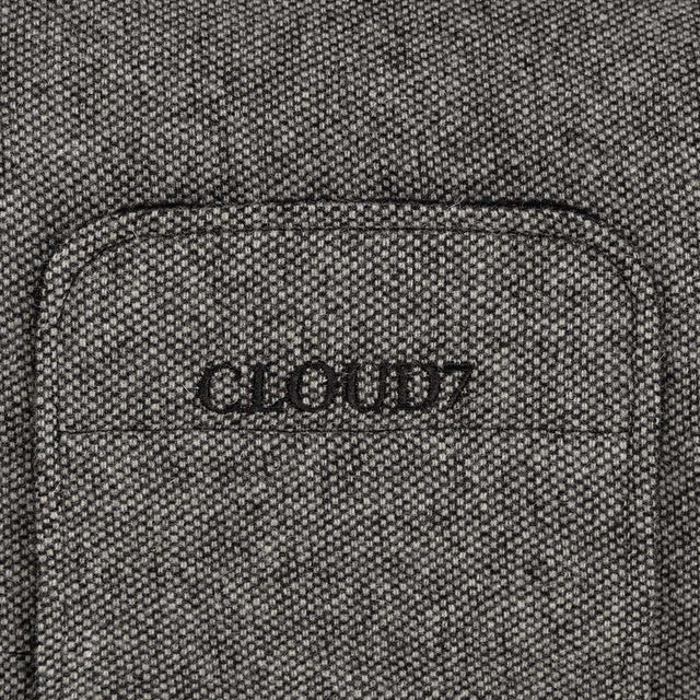 Cloud7 Hundemantel Brooklyn Long, Tweed Black Hundewintermantel