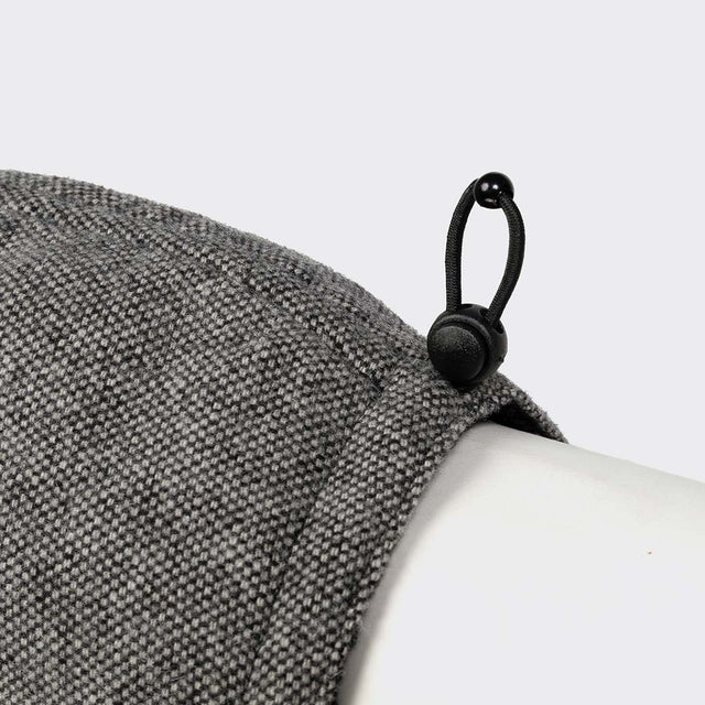 Cloud7 Hundemantel Brooklyn Long, Tweed Black Hundewintermantel