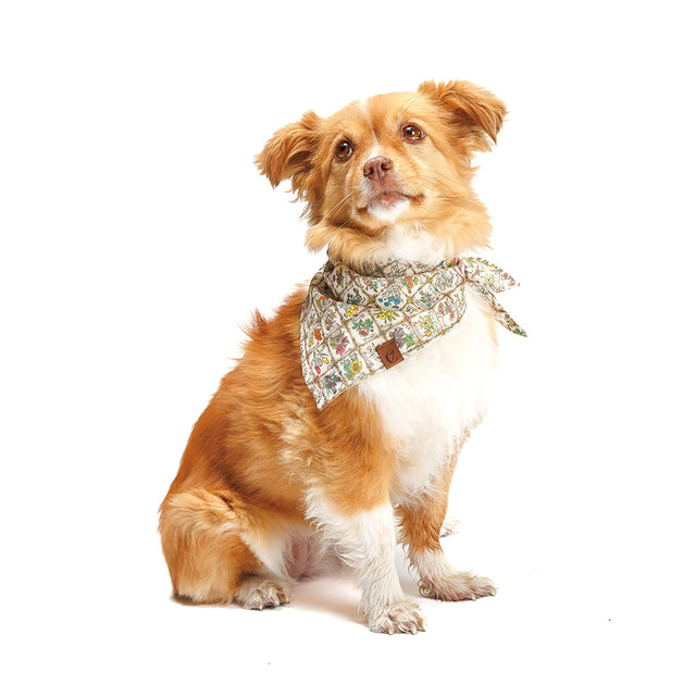 Cloud7 Bandana | Flower Squares Hundehalstücher