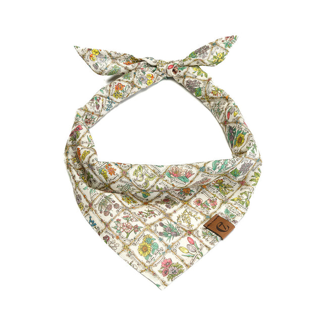 Cloud7 Bandana | Flower Squares Hundehalstücher