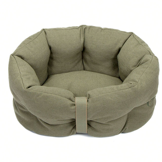 Cloud7 Hundebett LTTL Snoozy Linen-Mix Moss Hundebett Small