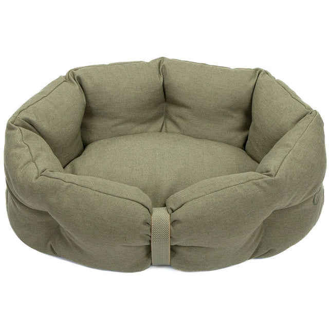 Cloud7 Hundebett LTTL Snoozy Linen-Mix Moss Hundebett Medium