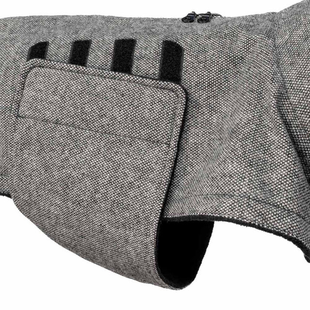 Cloud7 Hundemantel Brooklyn, Tweed Black Hundewintermantel