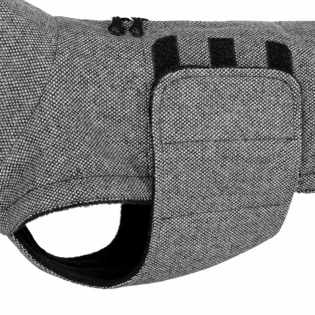Cloud7 Hundemantel Dackel Brooklyn, Tweed Black Hundewintermantel