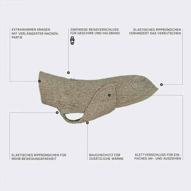 Cloud7 Hundepullover Gotland, Anthra Hundepullover