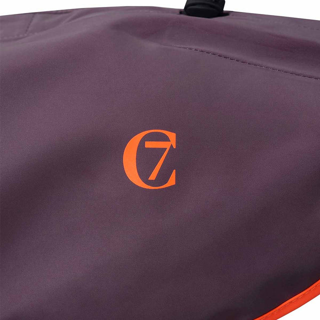 Cloud7 Hunderegenmantel AKTIV Aubergine/Orange Hunderegenmantel