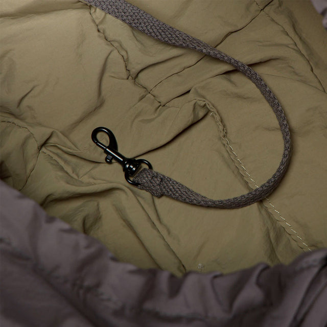 Cloud7 Hundeumhängetasche LTTL Puffer Dark Grey/Khaki Hundetragetasche