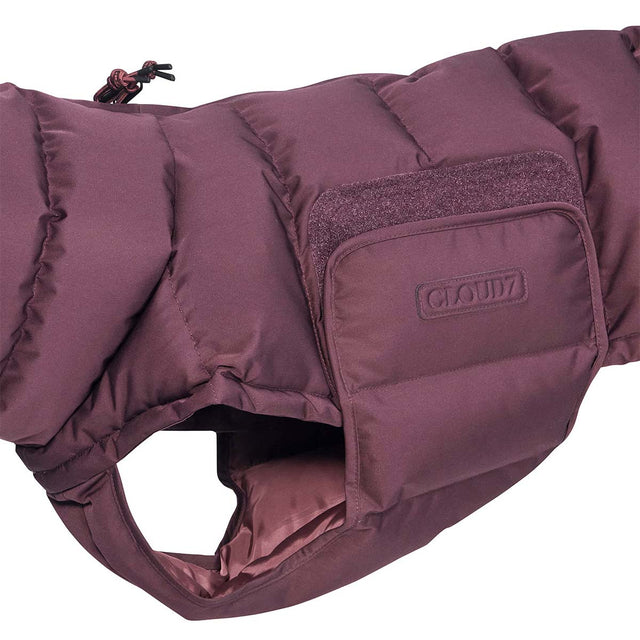Cloud7 Wintermantel Alaska, Dark Aubergine Hundewintermantel