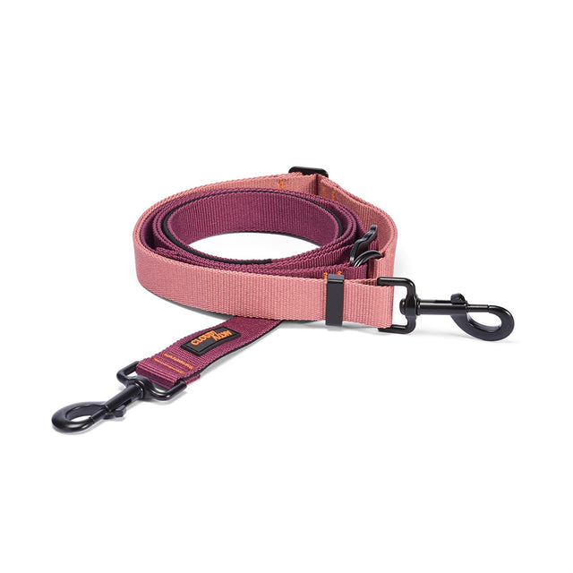 Cloud7 Hundeleine L-1 Freihandleine AKTIV, Aubergine/Soft Rose Hundeleine Large