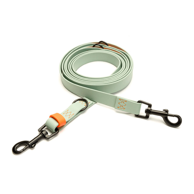 Cloud7 Hundeleine BioThane Ipanema, Mint - Neon Orange Hundeleine