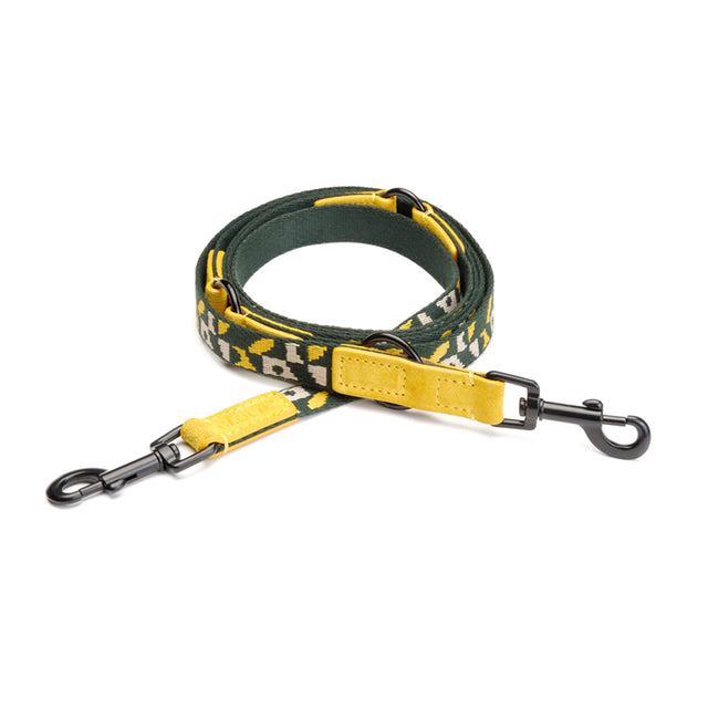 Cloud7 Hundeleine Maksimir Park, Green/Yellow Hundeleine