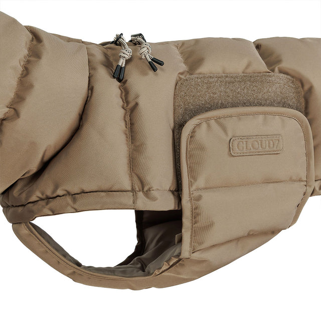 Cloud7 Wintermantel Dackel Alaska, Sandy Brown Hundewintermantel