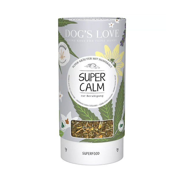 Dog's Love Kräutermischung SUPER CALM, 70g Nahrungsergänzungsmittel für Hunde