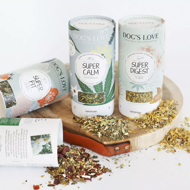Dog's Love Kräutermischung SUPER POWER, 110g Nahrungsergänzungsmittel für Hunde