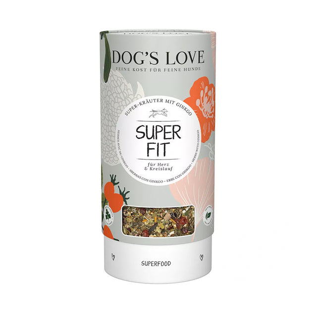 Dog's Love Kräutermischung SUPER FIT, 110g Nahrungsergänzungsmittel für Hunde