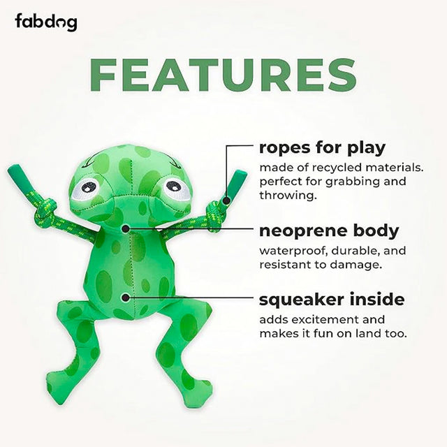 Fabdog Floatie Frog Wasserspielzeug