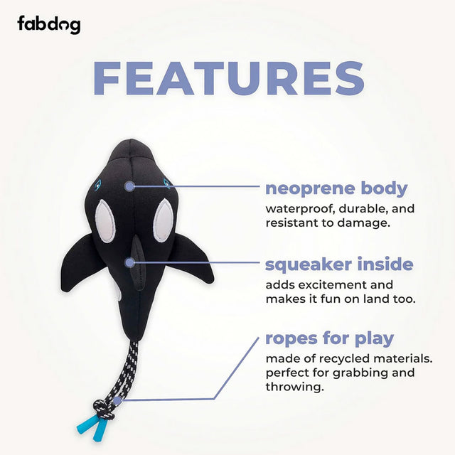 Fabdog Floatie Whale Wasserspielzeug