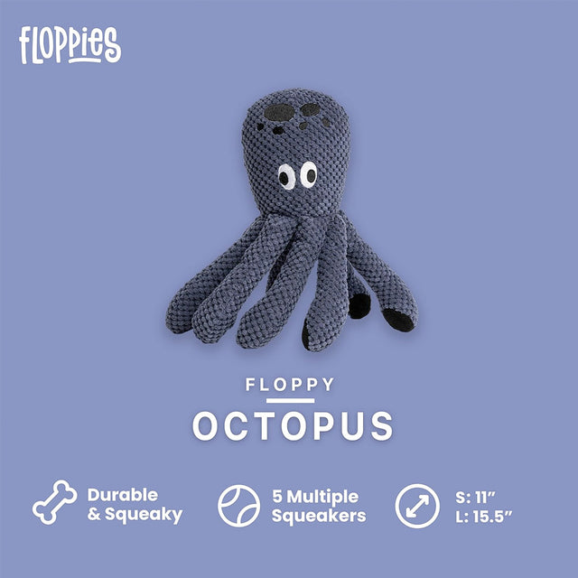 Fabdog Floppy Octopus Stoffspielzeug