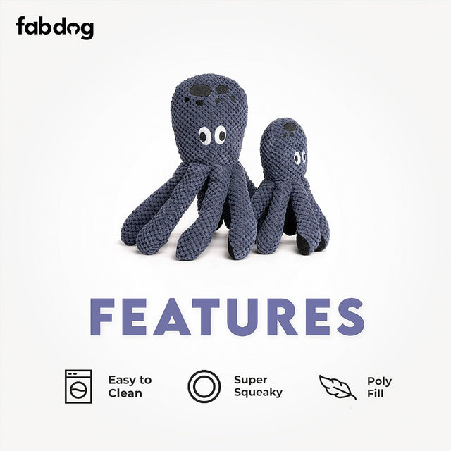 Fabdog Floppy Octopus Stoffspielzeug