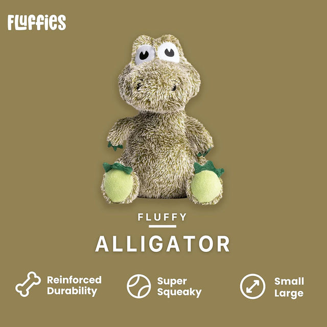 Fabdog Fluffy Alligator Stoffspielzeug