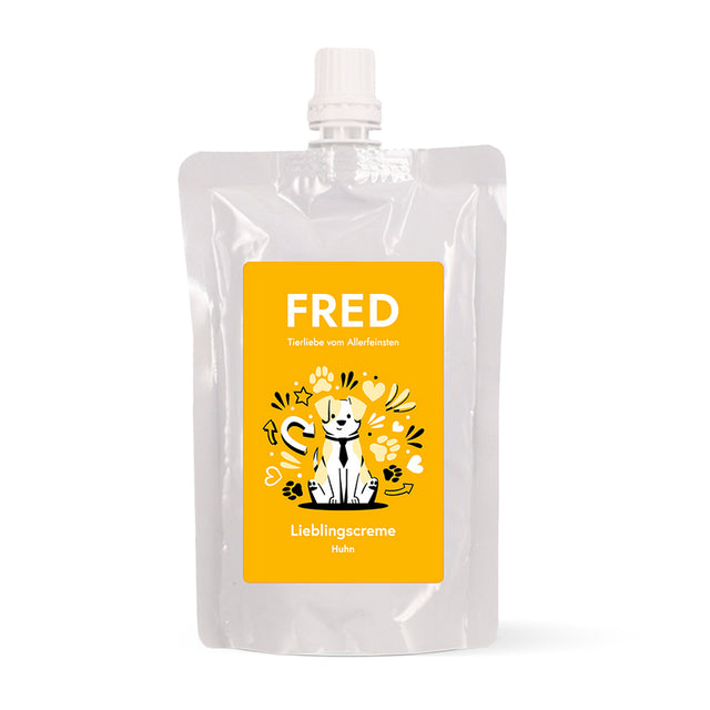 FRED & FELIA Lieblingscreme Huhn, 100g Hundeleckerli