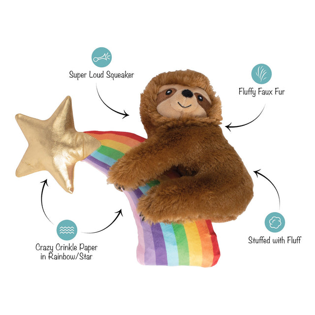 Fringe Studio Hundespielzeug Rainbow High Stoffspielzeug