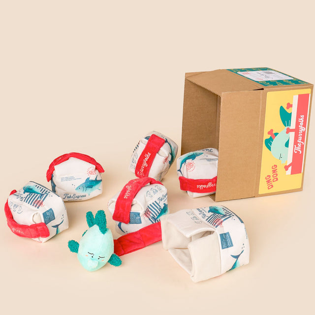 The FurryFolks Hundespielzeug, Fish Express Interaktiv