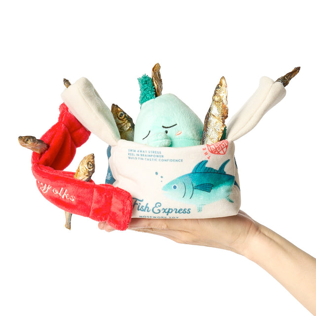 The FurryFolks Hundespielzeug, Fish Express Interaktiv