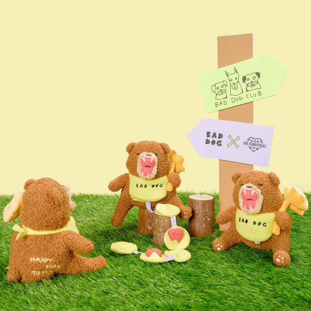 The FurryFolks Hundespielzeug, Happy Bear Tofino Interaktiv