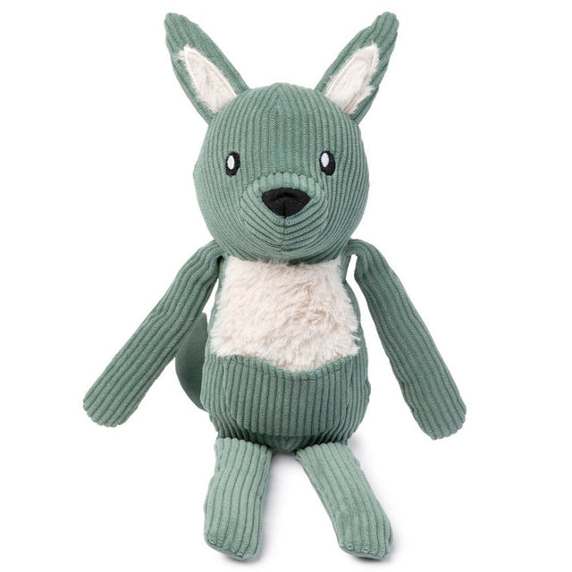 FuzzYard Hundespielzeug Kangaroo, Myrtle Green Stoffspielzeug