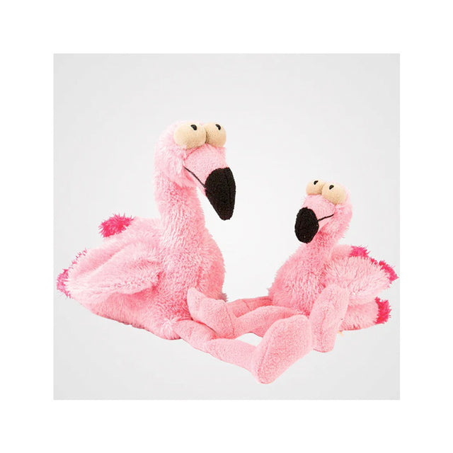 FuzzYard Hundespielzeug Nasties, Flo The Flamingo Stoffspielzeug