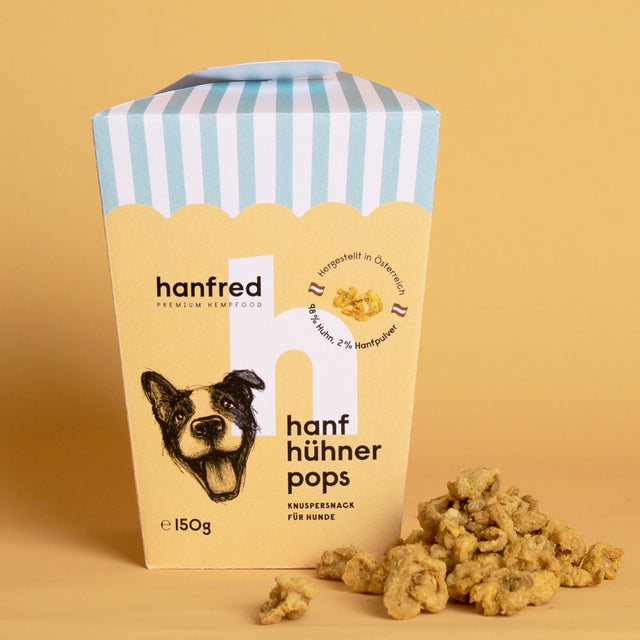 Hanfred Hanf Hühner Pops, 150g Funktionssnack