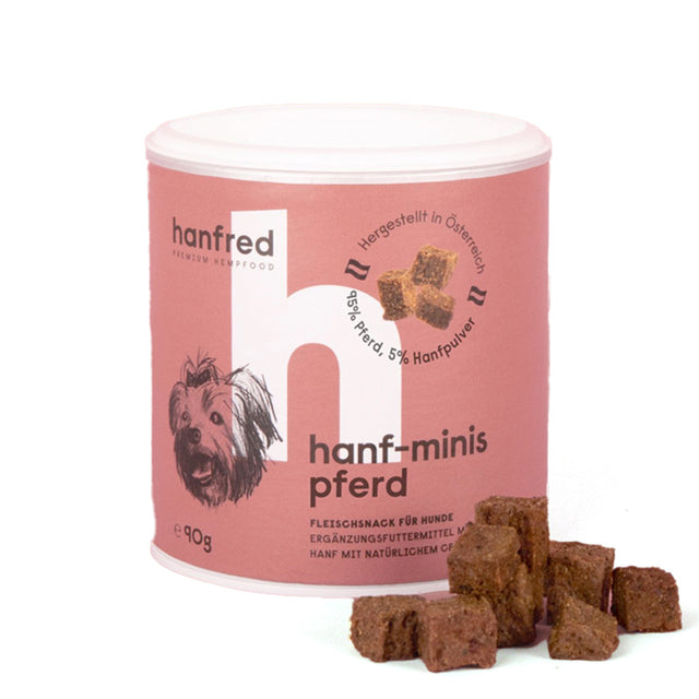 Hanfred Hanf-Minis Pferd, 90g Funktionssnack