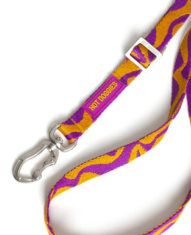 HOT DOGGIES Hundeleine Hands-Free, Bonny Plum Hundeleine