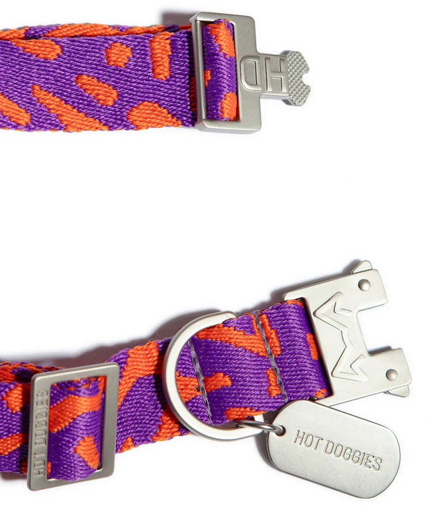 HOT DOGGIES Hundehalsband, Poppy Sunrise Hundehalsband