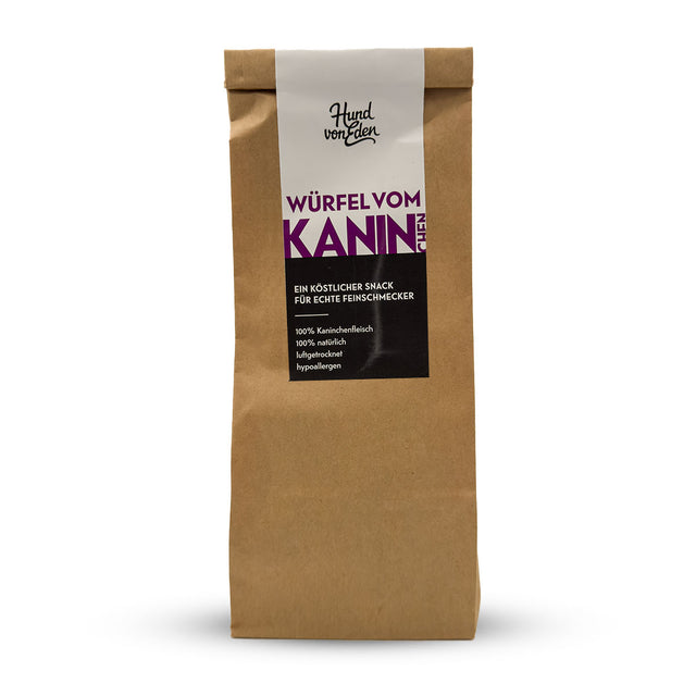 Hund von Eden Würfel vom Kaninchen, 200g Fleischsnacks