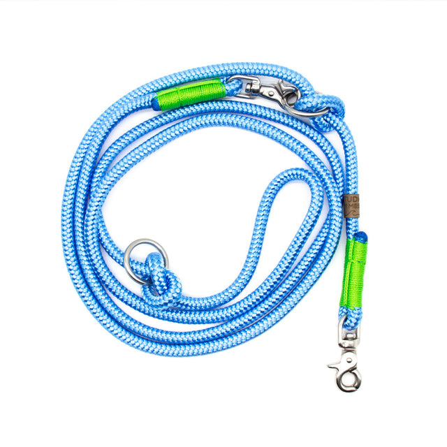 Studio am Meer Hundetauleine Hellblau mit Limone Hundeleine