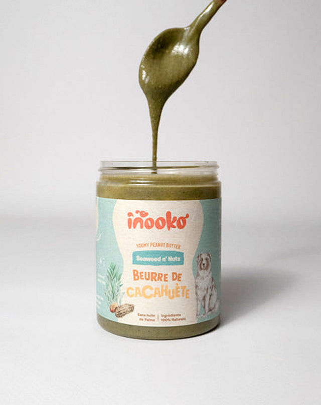 inooko Erdnussbutter Seaweed n' Nuts, 300g Hundeleckerli